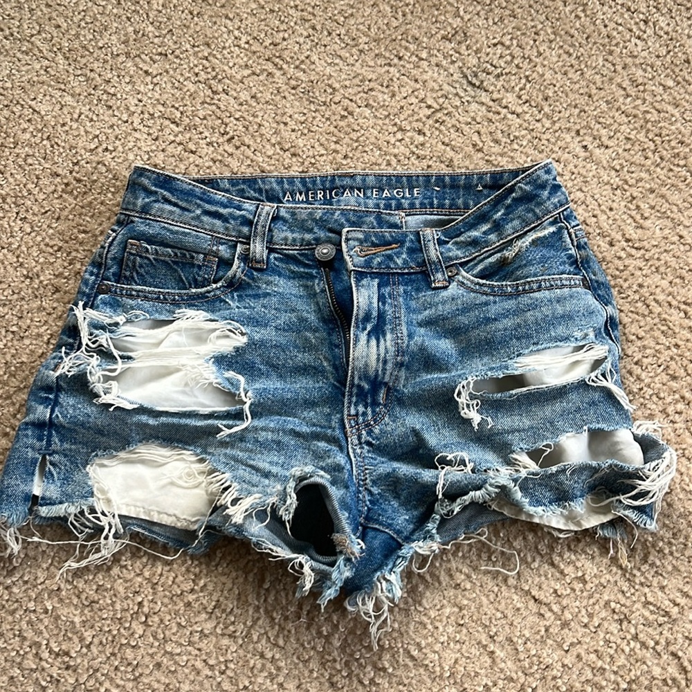 American eagle | jeans shorts high rise ripped